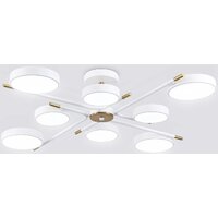 Ambrella light FL516338/8 WH/CP (белый/медь)