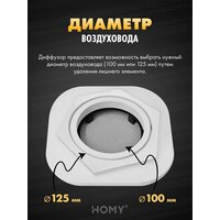 HOMY AIR гексагон AH100B 17x15 (черная) Image #4