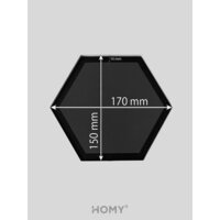 HOMY AIR гексагон AH100B 17x15 (черная) Image #14