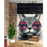 ФабрикаФресок Кот в очках 543270 (300x270) Image #3