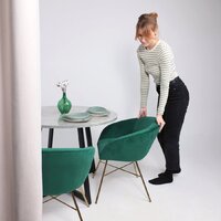 AksHome Amur (зеленый велюр/золото) Image #7