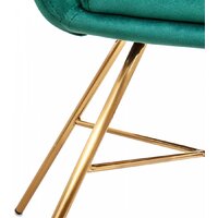 AksHome Amur (зеленый велюр/золото) Image #2