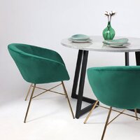 AksHome Amur (зеленый велюр/золото) Image #5