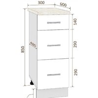 Кортекс-мебель Корнелия Лира НШ30р3ш (дуб сонома-марсель) Image #5