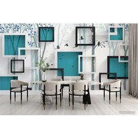 ФабрикаФресок Бирюзовые квадраты 635270 (500x270) Image #3