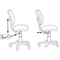 Бюрократ CH-W204NX (серый Light-19/пластик белый) Image #11