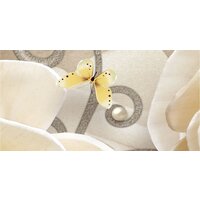 ФабрикаФресок 3D Цветы с бабочками 875270 (500x270) Image #3