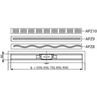 Alcaplast APZ10-650M Image #3