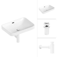 Lauter 21441A + клапан 21190W + сифон 21635W (белый матовый) Image #1