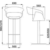 AksHome Rossi (хром/черный) Image #7