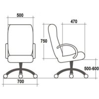 Деловая обстановка Атлант Стандарт кожа люкс (мадрас 2012 коньяк) Image #2