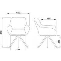 AksHome Virginia (темно-серый MQ001-5/черный) Image #5
