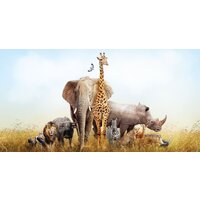 ФабрикаФресок Африканские звери 485270 (500x270) Image #1