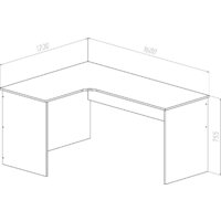 МДК СПУ-П угловой 1600x1200x755 (правый, дуб млечный) Image #2