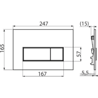Alcaplast M578 (черный матовый) Image #2