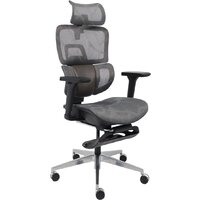 AksHome Enigma (сетка, серый/алюминий с подставкой)