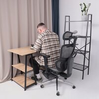 AksHome Enigma (сетка, серый/алюминий с подставкой) Image #11