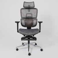 AksHome Enigma (сетка, серый/алюминий с подставкой) Image #16