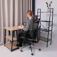 AksHome Enigma (сетка, серый/алюминий с подставкой) Image #10