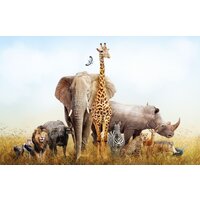 ФабрикаФресок Африканские звери 484270 (400x270) Image #1