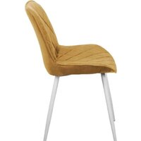 СоюзРегионПоставка Аура каркас 9003 белый матовый, велюр (Velluto 08 горчичный) СРП-032 Image #3