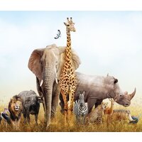 ФабрикаФресок Африканские звери 483270 (300x270)