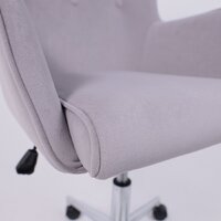 AksHome Bella XL (chrome Kiton 722 Smoke велюр/светло-серый) Image #10