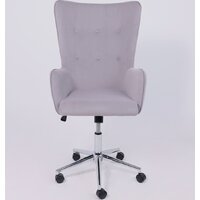 AksHome Bella XL (chrome Kiton 722 Smoke велюр/светло-серый) Image #6