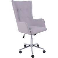 AksHome Bella XL (chrome Kiton 722 Smoke велюр/светло-серый)