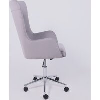 AksHome Bella XL (chrome Kiton 722 Smoke велюр/светло-серый) Image #8