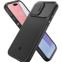 Spigen Optik Armor (MagFit) для iPhone 15 Pro Max ACS06599 (черный) Image #7