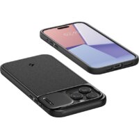Spigen Optik Armor (MagFit) для iPhone 15 Pro Max ACS06599 (черный) Image #9