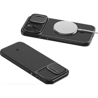 Spigen Optik Armor (MagFit) для iPhone 15 Pro Max ACS06599 (черный) Image #10