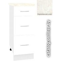 Кортекс-мебель Корнелия Лира НШ30р3ш (белый/королевский опал)