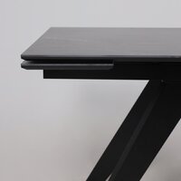 Lepremo AV 2122 МДФ+керамика раздвижной 1400-2000x850 (черный матовый Shakespeare/черный) Image #13