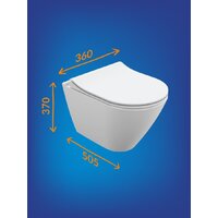 Cersanit City Smart CO DPL EO Slim (с кнопкой Estetica 64110 хром глянцевый) Image #10