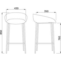 AksHome Marcel (серый/черный) Image #2
