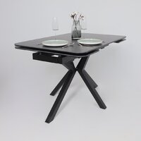 Аврора Рейн New 1400-2040x900 (камень черный Greys Black/черный матовый) Image #13