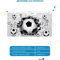 ФабрикаФресок Футбольные мячи из стены 725270 (500x270) Image #2