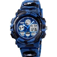 Skmei 1163 (синий камуфляж)