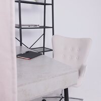 AksHome Bella (chrome Kiton 701 велюр/белый антарктида) Image #5