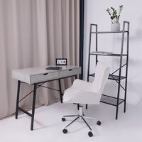 AksHome Bella (chrome Kiton 701 велюр/белый антарктида) Image #3