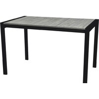 Древпром М91 Кастел ДП1-01-02 120-160x70 (навара/черный матовый)