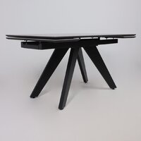 Lepremo AV 2122 МДФ+керамика раздвижной 1400-2000x850 (серый матовый Larka Grey/черный) Image #9