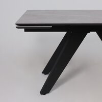 Lepremo AV 2122 МДФ+керамика раздвижной 1400-2000x850 (серый матовый Larka Grey/черный) Image #11