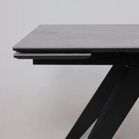 Lepremo AV 2122 МДФ+керамика раздвижной 1400-2000x850 (серый матовый Larka Grey/черный) Image #12