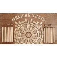 Eco-Wood-Art Геймсет домино Мексиканский поезд Image #7