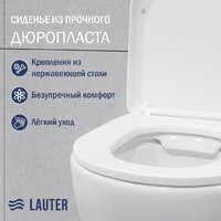Lauter Vortex 2110830 с кнопкой 219701HD (узкая, хром) Image #3