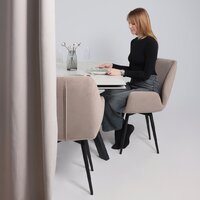 Аврора Монако New 1600/2240x900 (камень белый Greys White/черный матовый) Image #17