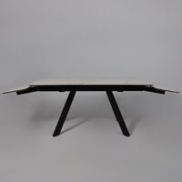 Аврора Монако New 1600/2240x900 (камень белый Greys White/черный матовый) Image #12